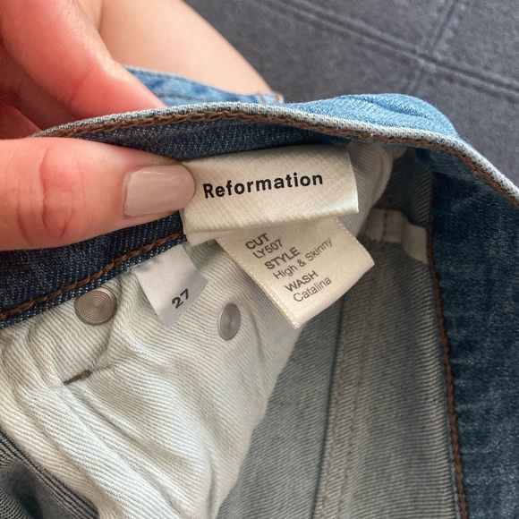 Reformation High-Waisted Skinny Jeans - Picture 3 of 3